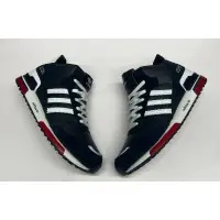 Кроссовки Adidas ZX 750 High Dark Blue с мехом